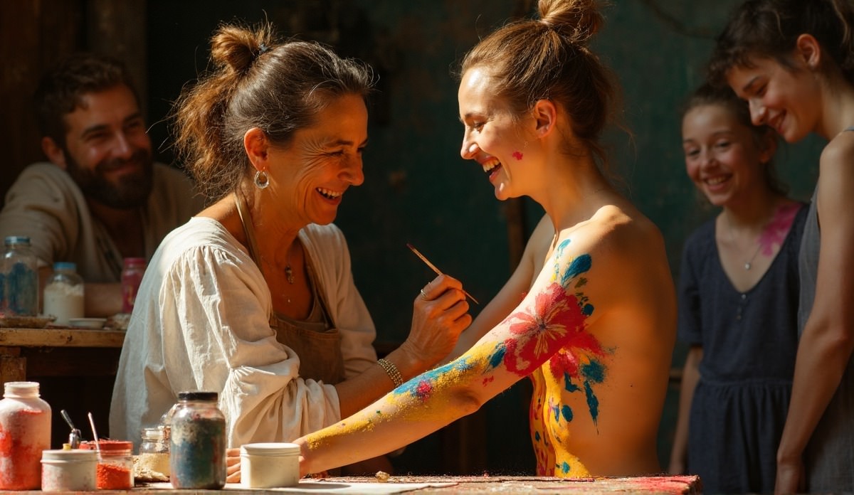 Безопасные и гипоаллергенные краски для тела