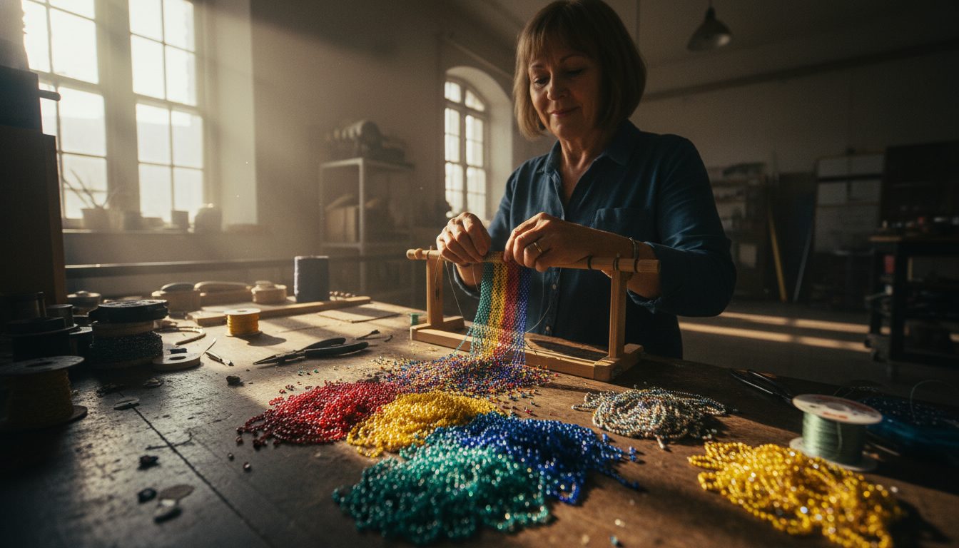 Стеклянные бусины в крафтовых проектах