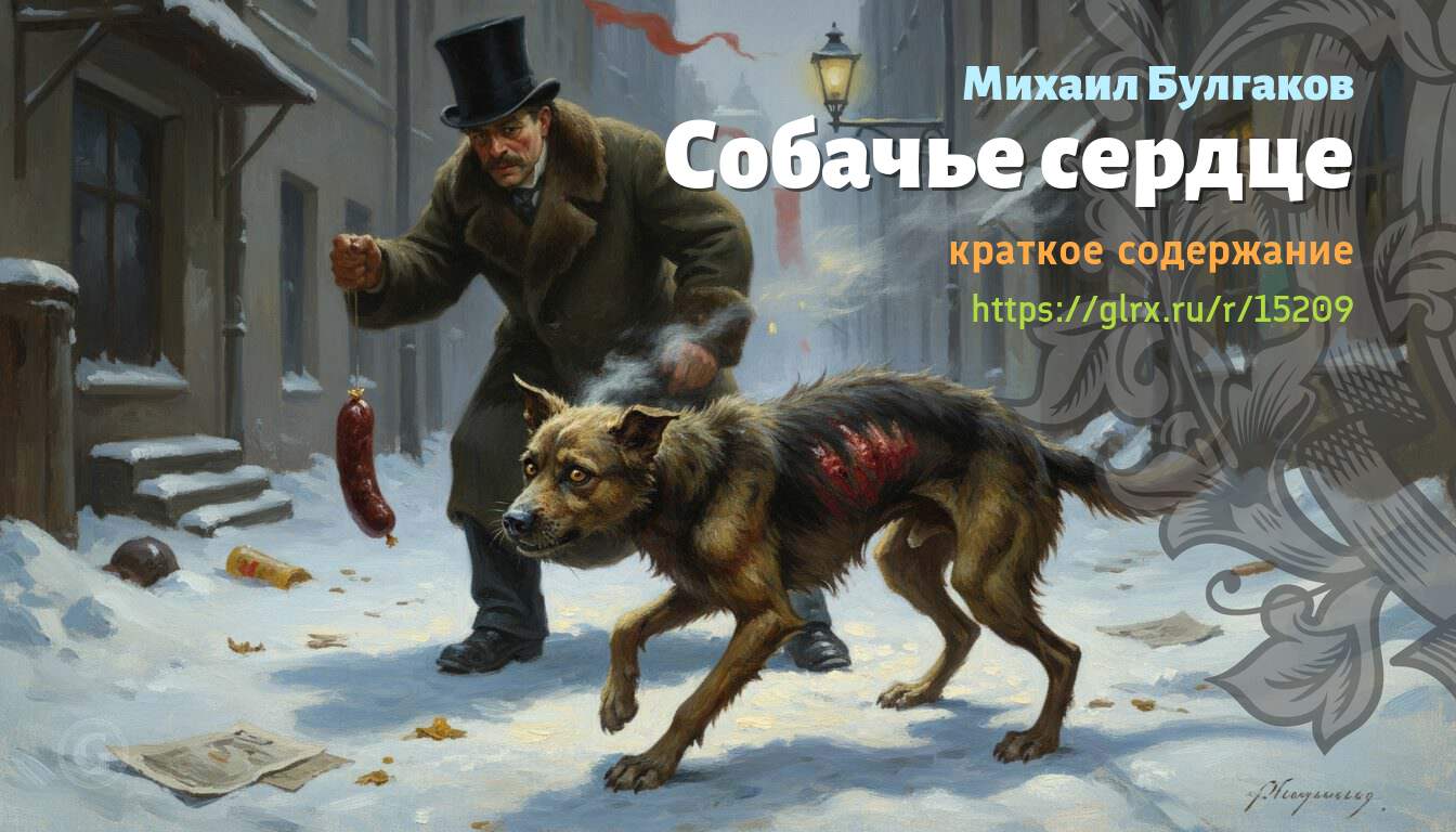 «Собачье сердце» Булгакова, краткое содержание