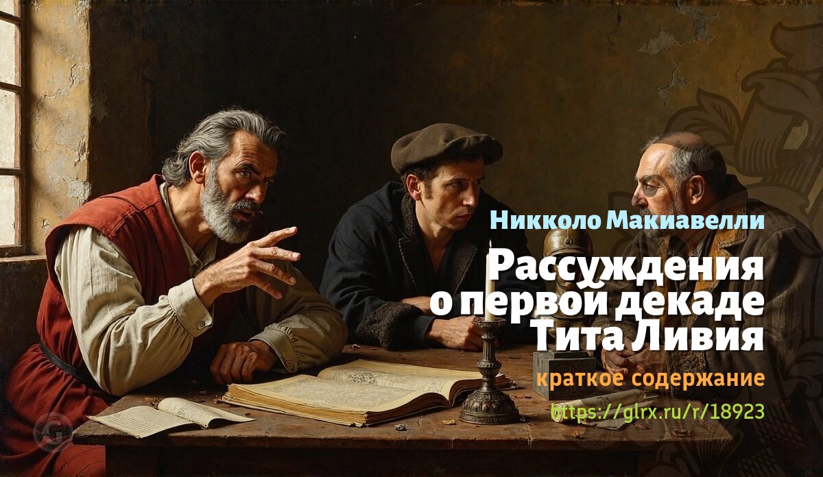 «Рассуждения о первой декаде Тита Ливия» Никколо Макиавелли, краткое содержание
