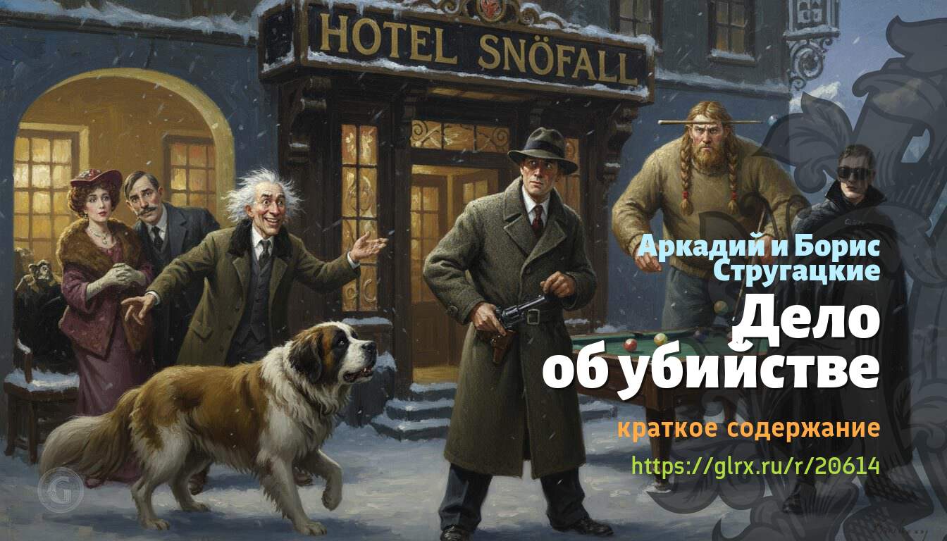 «Дело об убийстве» (Отель «У погибшего альпиниста») Аркадия и Бориса Стругацких, краткое содержание