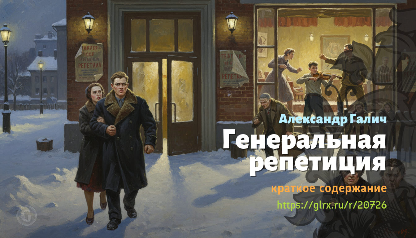 «Генеральная репетиция» Александра Галича, краткое содержание