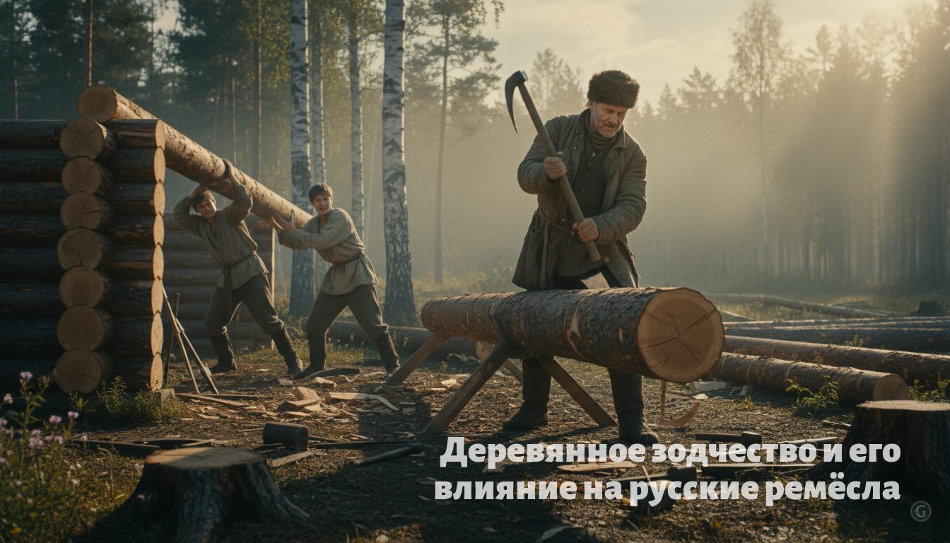 Деревянное зодчество и его влияние на русские ремёсла