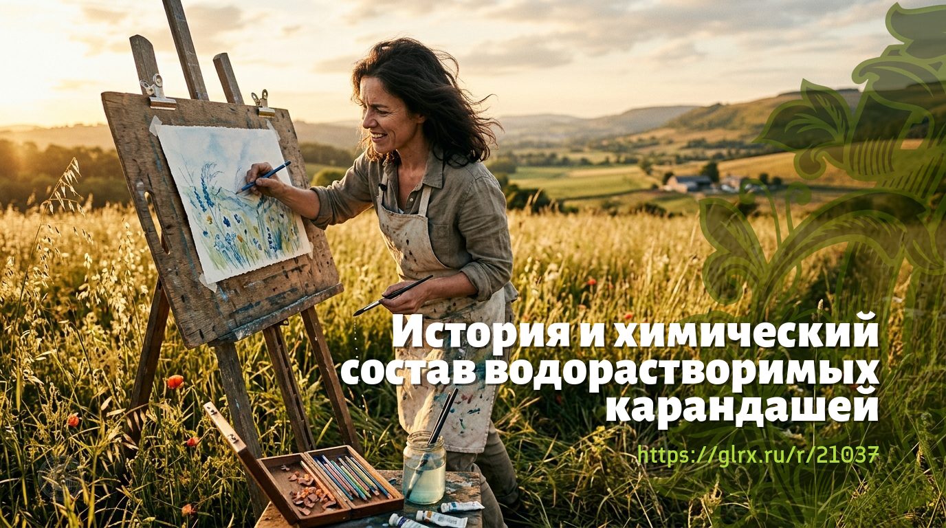 История и химический состав водорастворимых карандашей