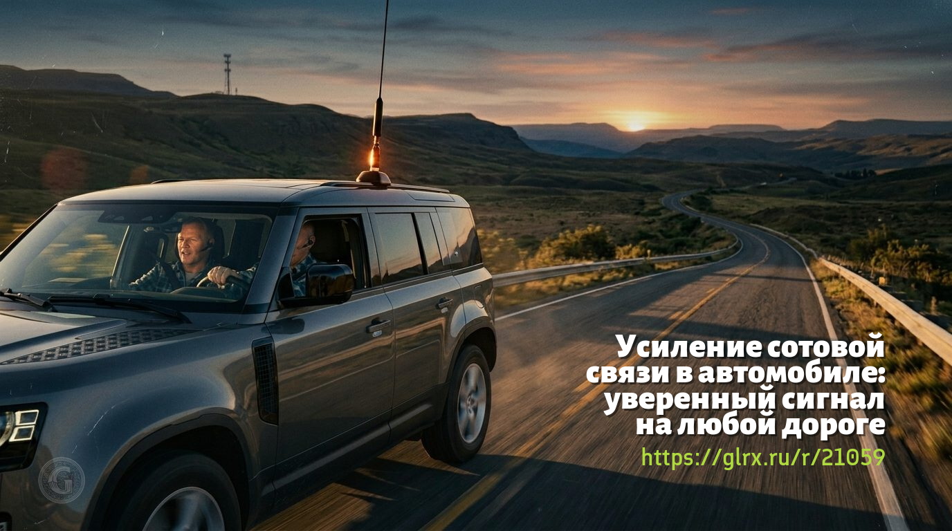 Усиление сотовой связи в автомобиле: уверенный сигнал на любой дороге