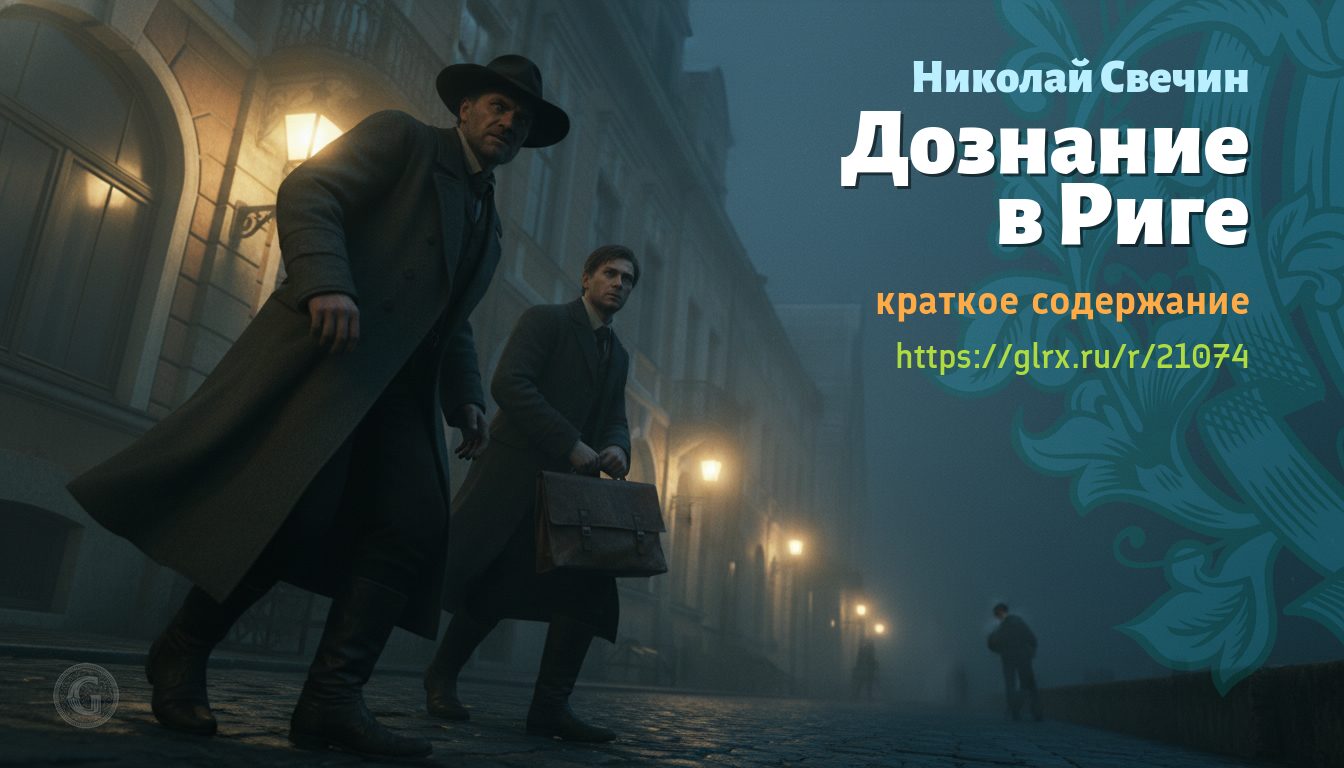 «Дознание в Риге» Николая Свечина, краткое содержание