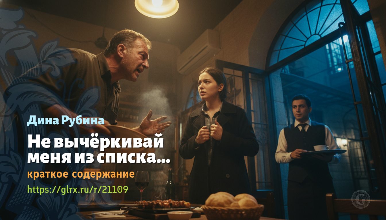 «Не вычёркивай меня из списка…» Дины Рубиной, краткое содержание