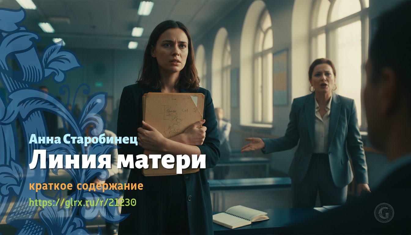 «Линия матери» Анны Старобинец, краткое содержание