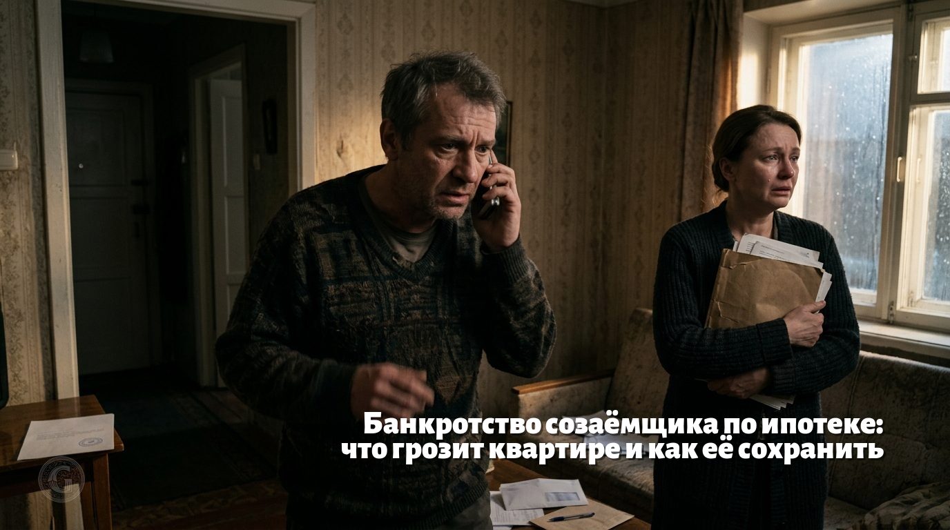 Банкротство созаёмщика по ипотеке: что грозит квартире и как её сохранить